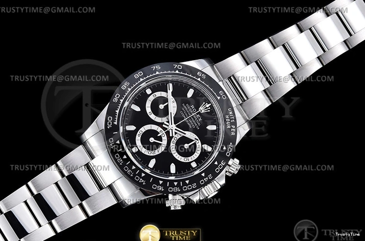 0312 Upgraded ROLDYT0348B – Daytona 116500 CER SS Black 904L BTF Asia 947